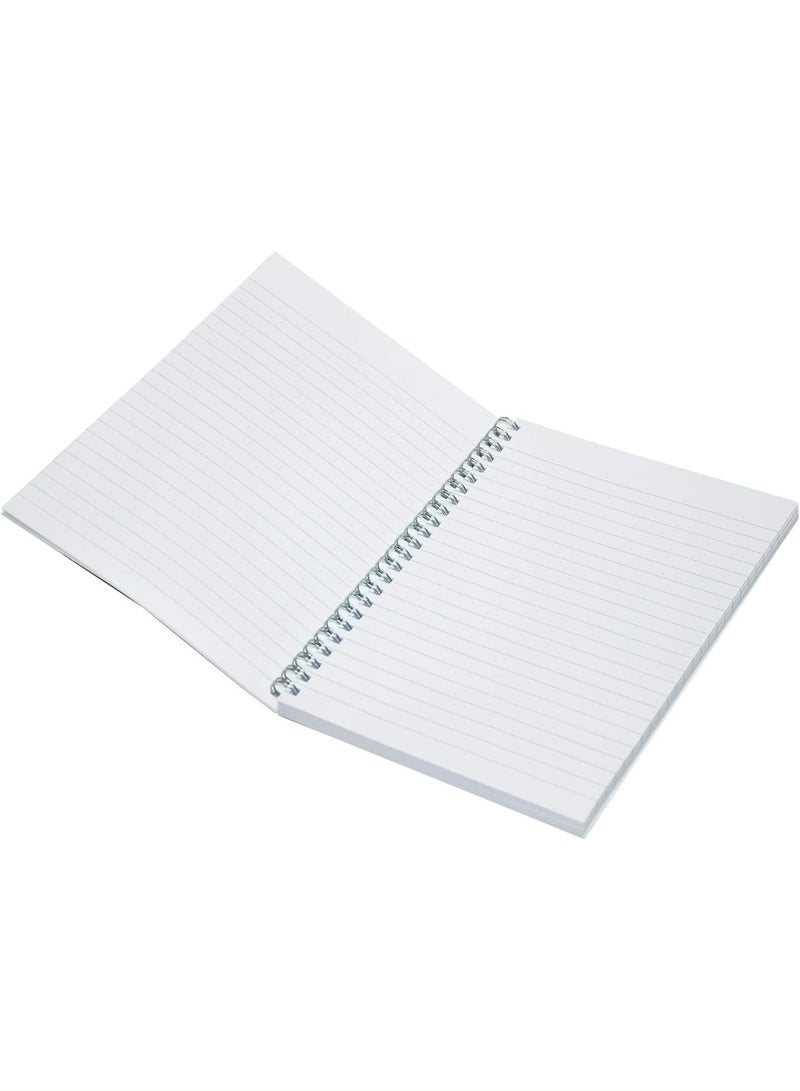 FIS Light Spiral Soft Cover Notebook Single Line (Pack of 10 Pcs X 100 Sheets) 10X8 Inch Size - LINB1081808S - Image 2